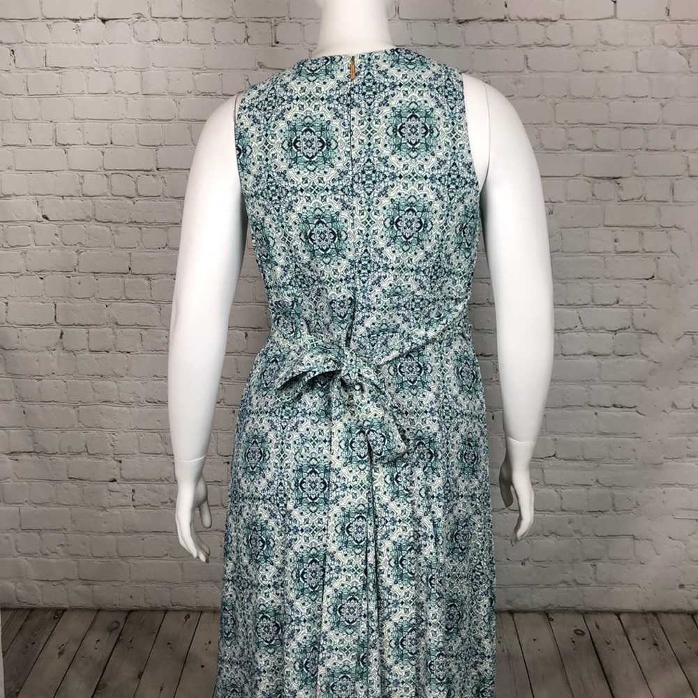 0X Michael Kors Seagreen Wrap Top Midi Dress Plus - Picture 5 of 8